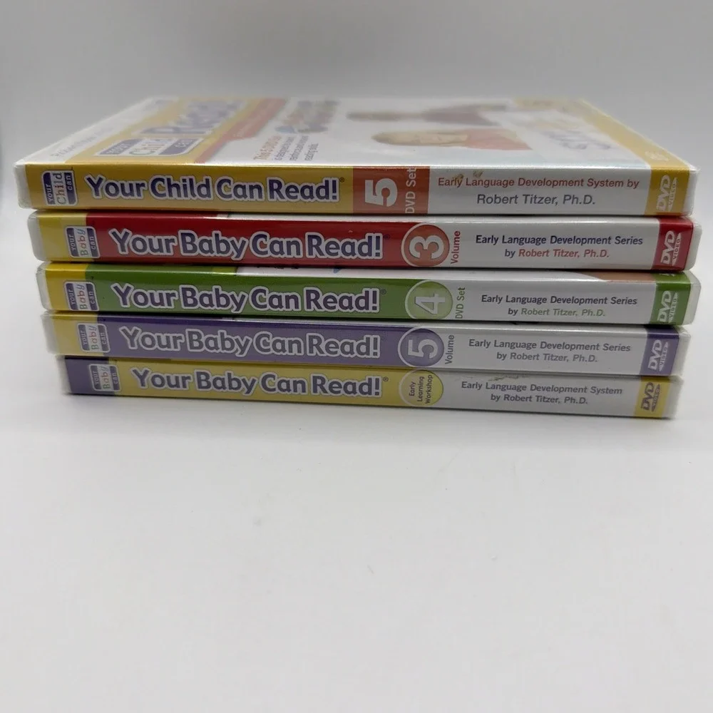 Your Baby Can Read DVD Lot  Of 5 Your Child Can Read Set Early Learning Titzer